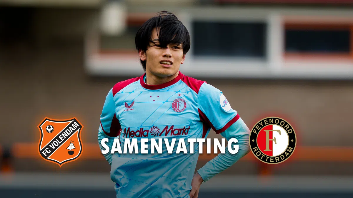 Samenvatting: Feyenoord loopt schade op in Volendam