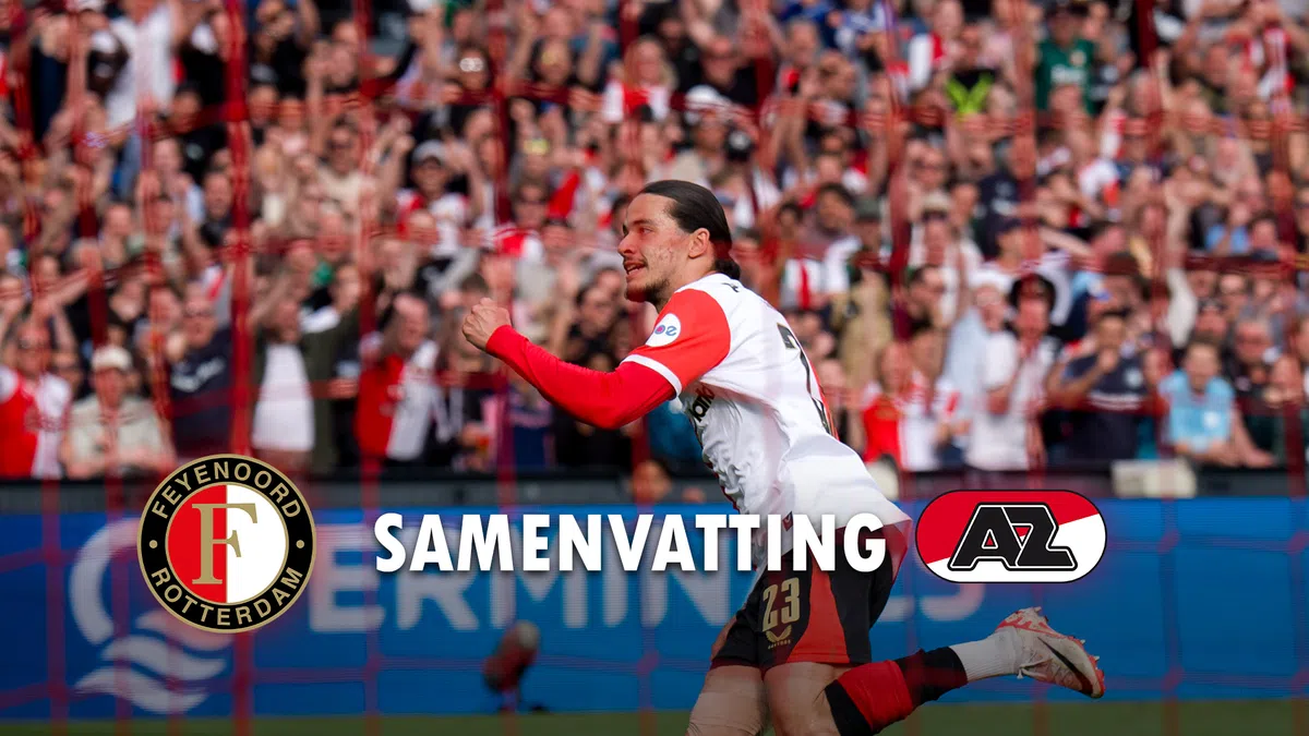 Samenvatting: Feyenoord pakt ondanks fout Trauner punt tegen AZ