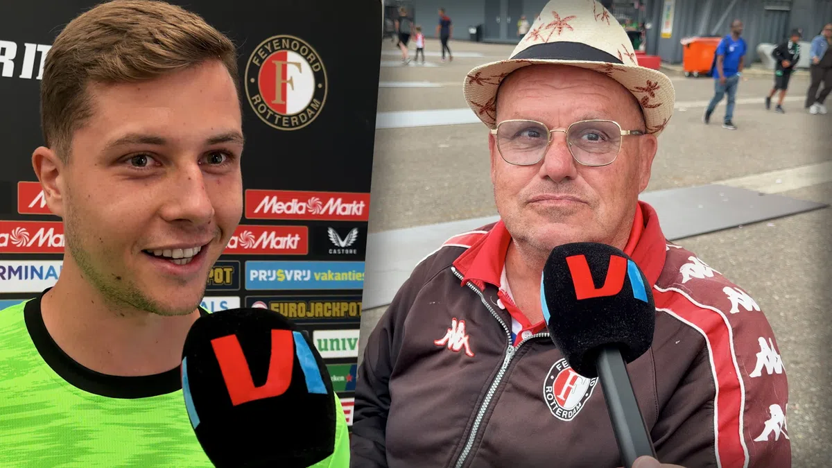 Nieuwe Feyenoord-keeper Ernst geniet van entree in De Kuip met helikopter