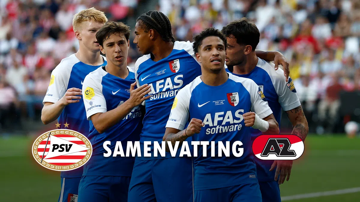Samenvatting: AZ verplettert PSV en wint Johan Cruijff Schaal
