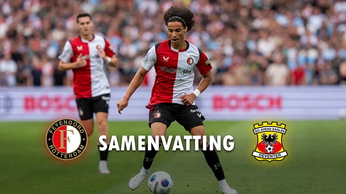 Samenvatting: Feyenoord geeft marge van twee goals weg tegen Go Ahead